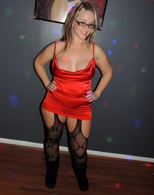 18 year old girl Kasey Chase submits to a dominant man wearing latex gloves